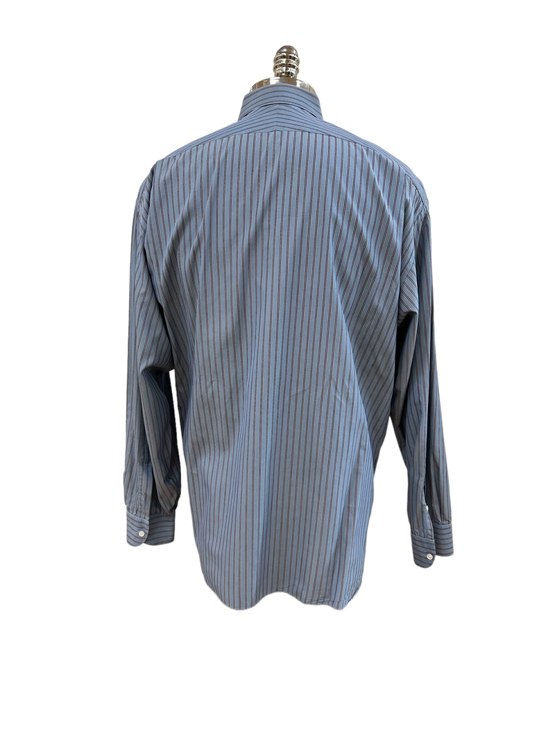 Luigi Borrelli Size 44 Men's Long Sleeve Shirt