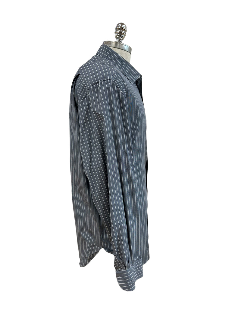 Size 44 Luigi Borrelli Men's Long Sleeve Shirt